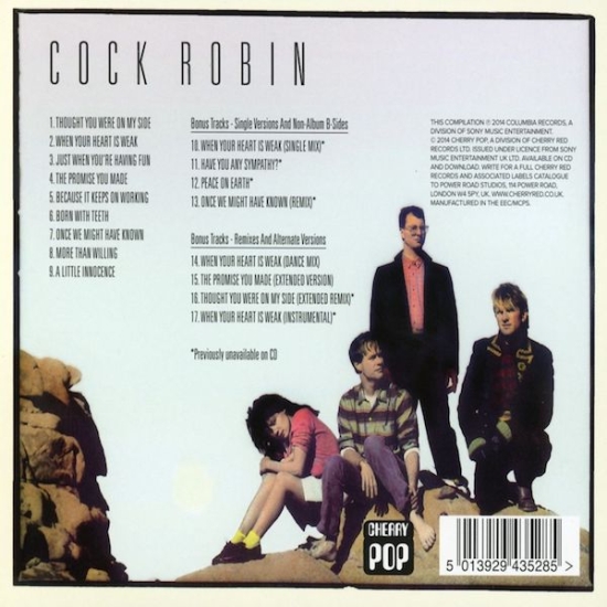 Cock Robin - Cock Robin Deluxe Edition CD Album 2